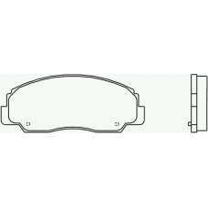 MDB1436 MINTEX Комплект тормозных колодок, дисковый тормоз