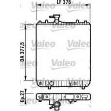 732694 VALEO Радиатор, охлаждение двигателя