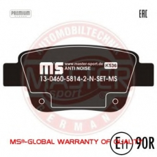 13046058142N-SET-MS MASTER-SPORT Комплект тормозных колодок, дисковый тормоз