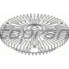 400 609 TOPRAN Сцепление, вентилятор радиатора
