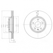 BG4079C DELPHI Тормозной диск