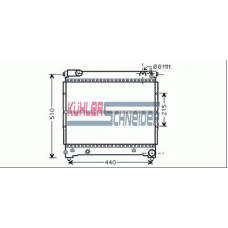 2200031 KUHLER SCHNEIDER Радиатор, охлаждение двигател