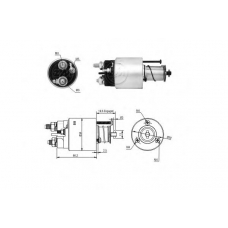 ZM1496 ERA Тяговое реле, стартер