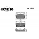 181520 ICER Комплект тормозных колодок, дисковый тормоз