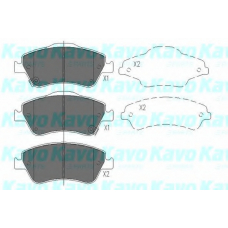 KBP-9027 KAVO PARTS Комплект тормозных колодок, дисковый тормоз