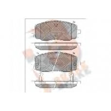 RB1709 R BRAKE Комплект тормозных колодок, дисковый тормоз