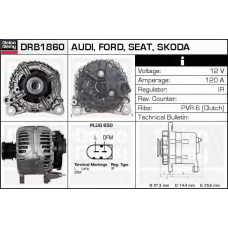 DRB1860 DELCO REMY Генератор