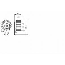 TKR 9115 TIMKEN Натяжной ролик, ремень грм