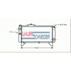 3101201 KUHLER SCHNEIDER Радиатор, охлаждение двигател