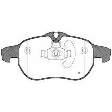 BPA0888.40 OPEN PARTS Комплект тормозных колодок, дисковый тормоз