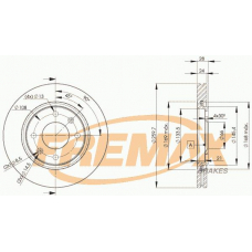 BD-9406 FREMAX Тормозной диск