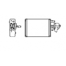 53235 NRF Теплообменник, отопление салона