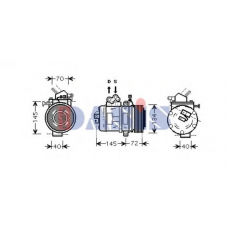 850954T AKS DASIS Компрессор, кондиционер