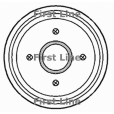 FBR939 FIRST LINE Тормозной барабан