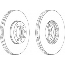 FCR329A FERODO Тормозной диск