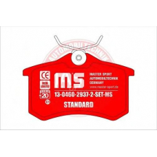 13046029372-SET-MS MASTER-SPORT Комплект тормозных колодок, дисковый тормоз