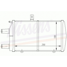60346 NISSENS Радиатор, охлаждение двигателя