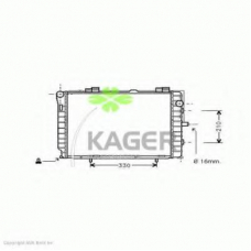 31-1846 KAGER Радиатор, охлаждение двигателя