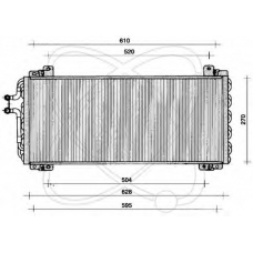 30R0039 ELECTRO AUTO Конденсатор, кондиционер