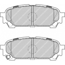 FDB1861 FERODO Комплект тормозных колодок, дисковый тормоз