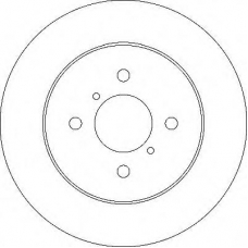DF4155 TRW Тормозной диск