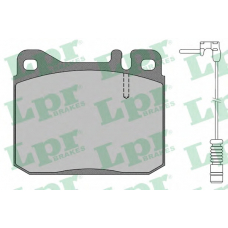 05P141A LPR Комплект тормозных колодок, дисковый тормоз