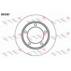 BS3387 FTE Тормозной диск