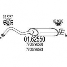 01.62550 MTS Глушитель выхлопных газов конечный