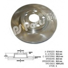 IBT-1215 IPS Parts Тормозной диск