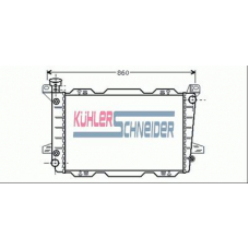 5306201 KUHLER SCHNEIDER Радиатор, охлаждение двигател