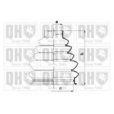 QJB1110 QUINTON HAZELL Комплект пылника, приводной вал
