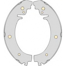 K537150 MGA Комплект тормозов, барабанный тормозной механизм