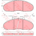 GDB1069 TRW Комплект тормозных колодок, дисковый тормоз