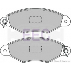 BRP0976 EEC Комплект тормозных колодок, дисковый тормоз