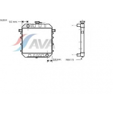 OL2014 AVA Радиатор, охлаждение двигателя