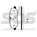 1501224030 S.b.s. Комплект тормозных колодок, дисковый тормоз