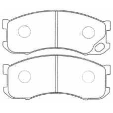 PN-3346 JNBK Колодки тормозные