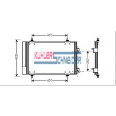 0720151 KUHLER SCHNEIDER Конденсатор, кондиционер