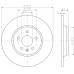 MDC2054 MINTEX Тормозной диск