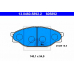 13.0460-5892.2 ATE Комплект тормозных колодок, дисковый тормоз