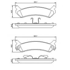 0 986 424 231 BOSCH Комплект тормозных колодок, дисковый тормоз