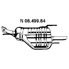 08.499.84 EBERSPACHER Глушитель выхлопных газов конечный