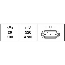 6PP 009 400-281 HELLA Датчик, давление во впускном газопроводе