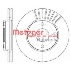 6575.10 METZGER Тормозной диск