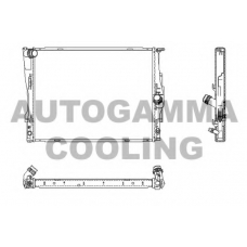 104627 AUTOGAMMA Радиатор, охлаждение двигателя