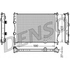 DRM46019 DENSO Радиатор, охлаждение двигателя