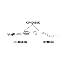 OP40669 VENEPORTE Ремонтная трубка, катализатор