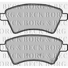 BBP1968 BORG & BECK Комплект тормозных колодок, дисковый тормоз