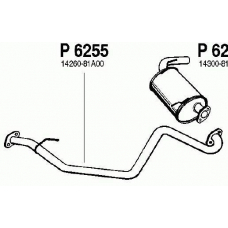 P6255 FENNO Труба выхлопного газа