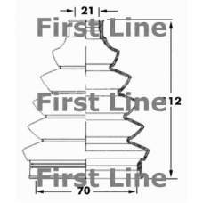 FCB6067 FIRST LINE Пыльник, приводной вал